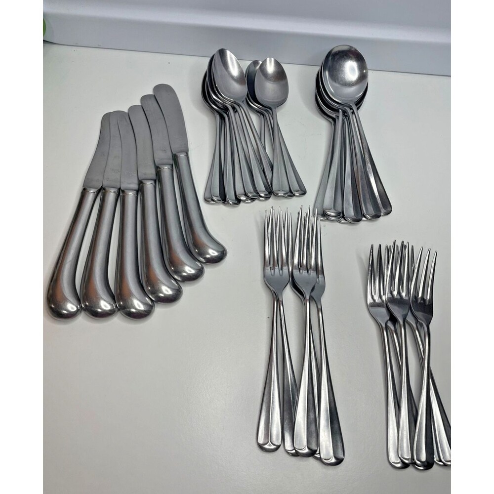 38 pcs Stainless By Present Mount Vernon Japan Vintage Spoons Forks Knives